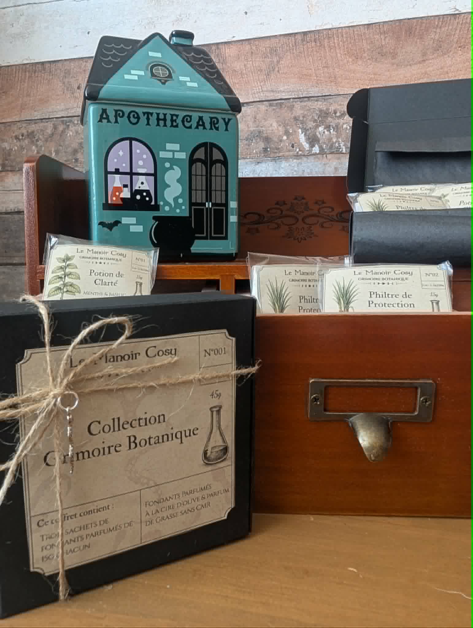 coffret trio parfumé grimoire botanique