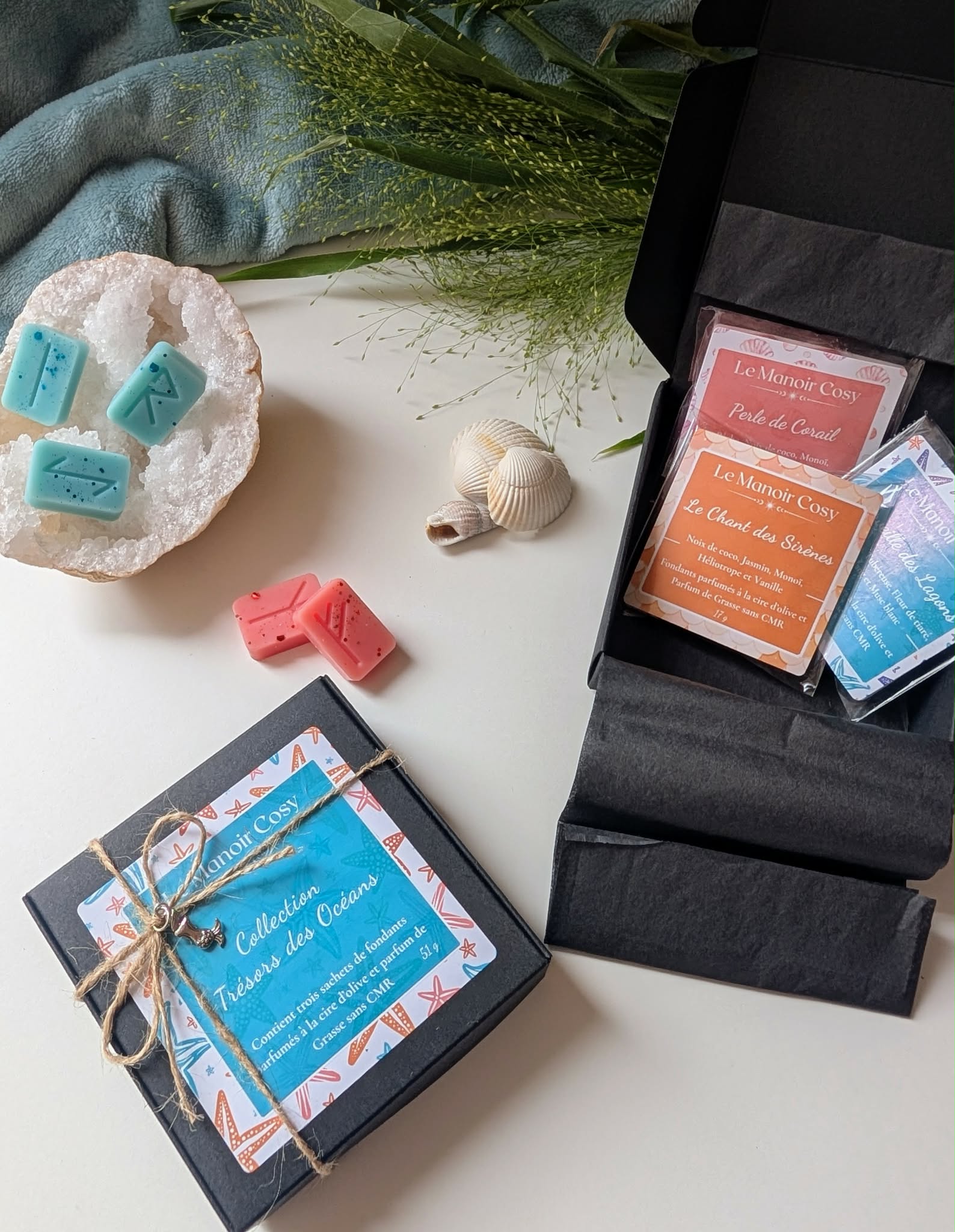 coffret trio parfumé trésors des océans coffret trio parfumé trésors des océans