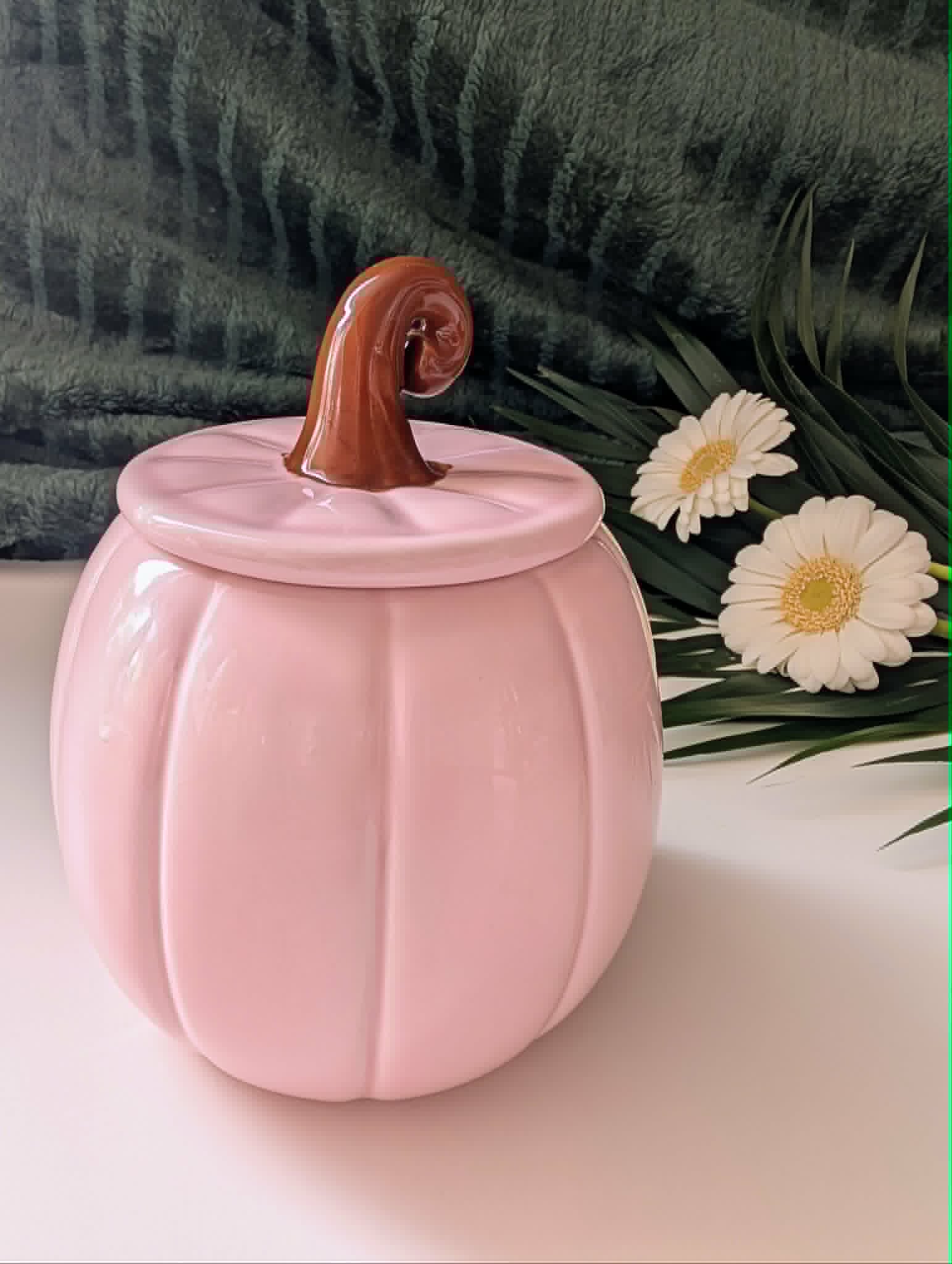 Brûleur de fondants parfumés - Citrouille Rose brûleur de fondants parfumés citrouille rose