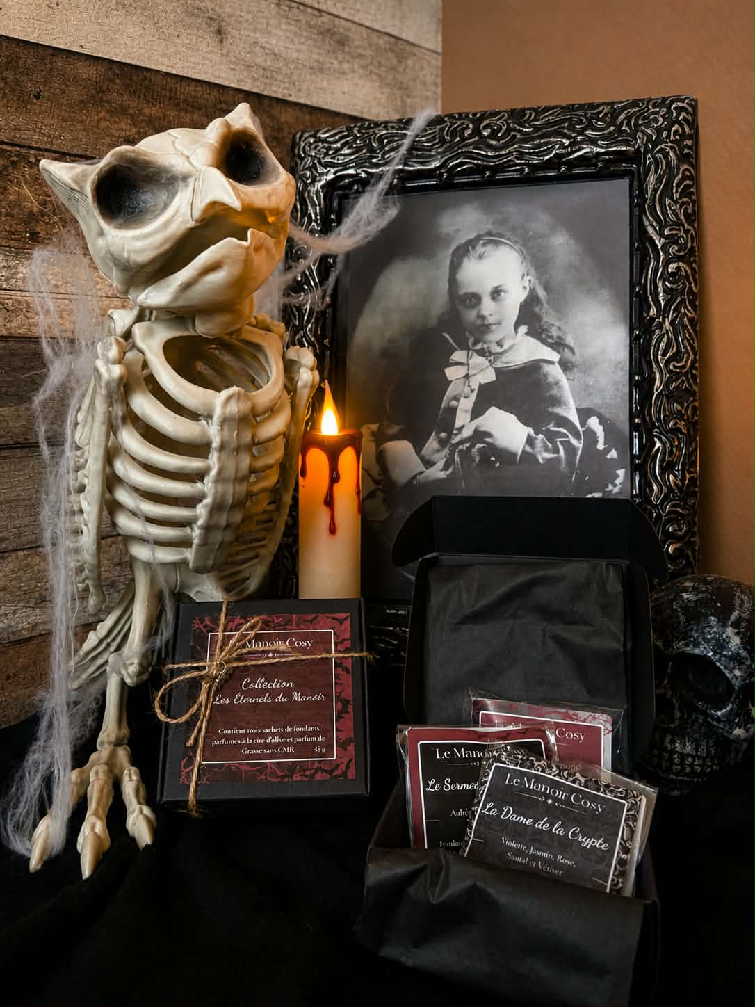 Coffret Trio ParfumĂ© Les Ăternels du Manoir - En Avant PremiĂšre coffret halloween fondant vampire